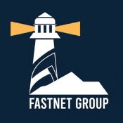 Fastnet Logo - On Blue v2